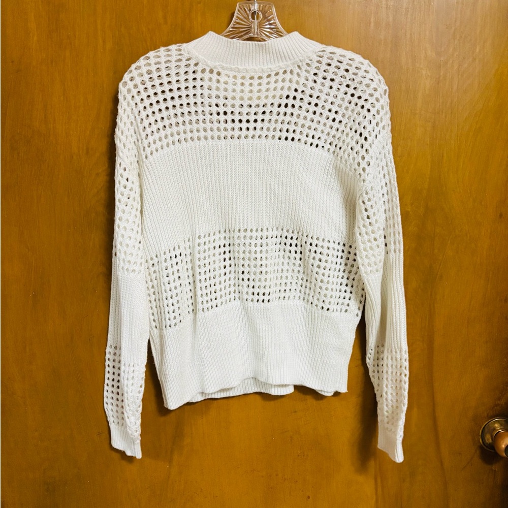 RD STYLE, White Knit Women's Sweater, Size XS - Picture 3 of 5